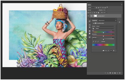 color saturation using photoshop tutorial