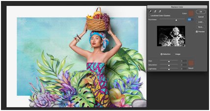 replacing colors using photoshop tutorial