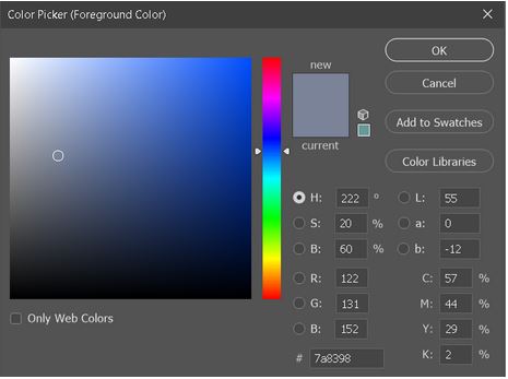 Adobe Photoshop Color Picker