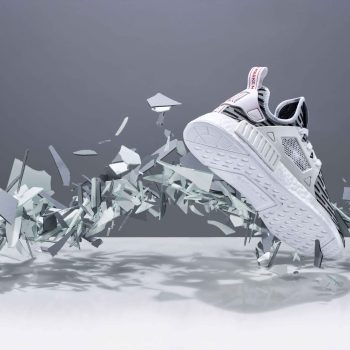 Adidas Glass Shatter Image Edit