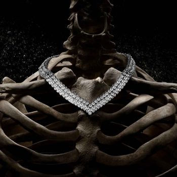 Christian Dior Diamonds Skeleton Photography